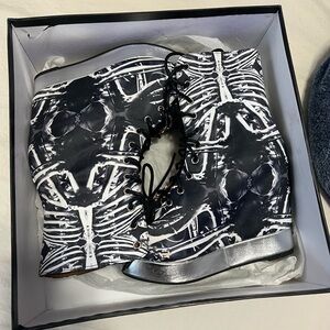 Blackmilk Jeffrey Campbell Skeleton Boots RARE